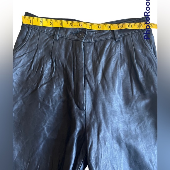 Michael Hoban high waisted leather pants - Picture 14 of 16